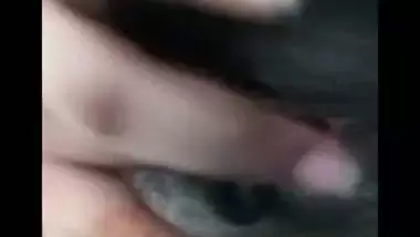 Big boobs horny GF fingering on video call to lover