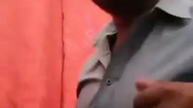 Village XXX girl’s tits captured on camera and licked by older Desi man