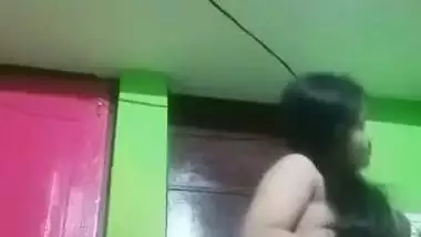 Hairy pussy village girlfriend nude video making
