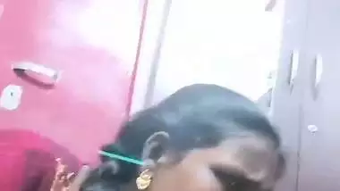 Mature tattooed Tamil wife giving handjob to husband