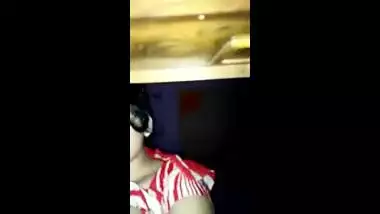 Desi Poonam bhabi riding on top of hubby